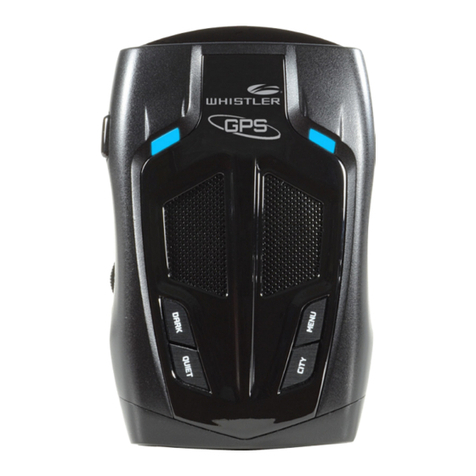 Whistler GT-468GXi User manual