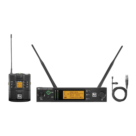 Electro-Voice RE3-BP0L-T instruction manual