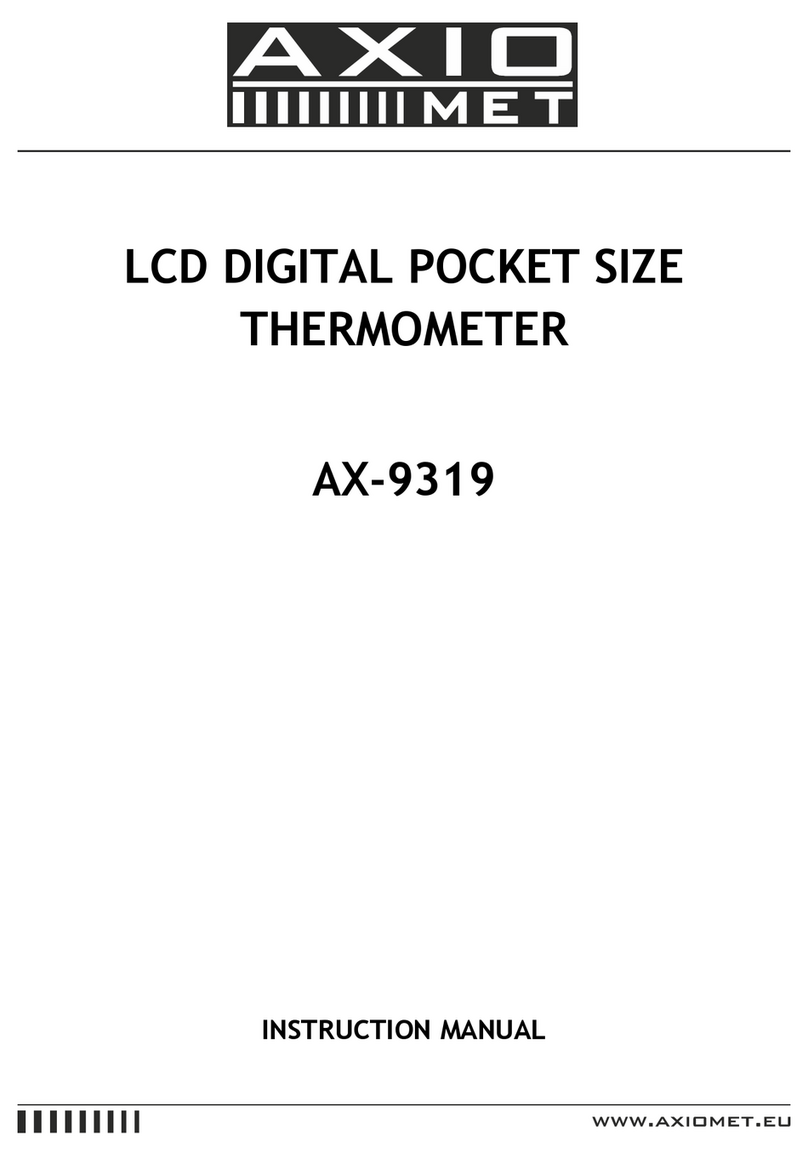 Axio MET AX-9319 instruction manual
