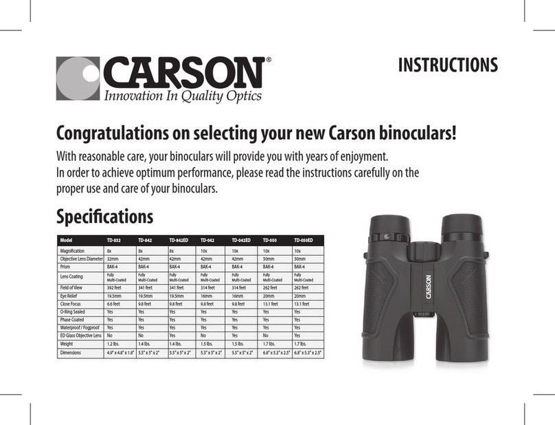 Carson TD-842 User manual Carson TD-842 User manual