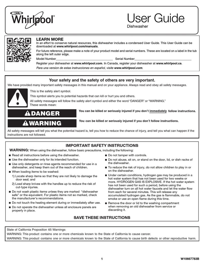Whirlpool WDF121PAFW0 user guide