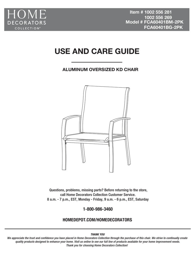 Home Decorators Collection FCA60401BM-2PK Use and care guide Home Decorators Collection FCA60401BM-2PK Use and care guide