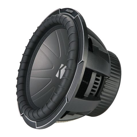 Kicker Q-CLASS CompQ12 User manual