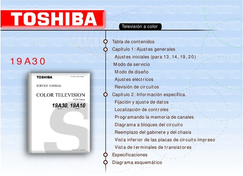 Toshiba 19A30 User manual Toshiba 19A30 User manual