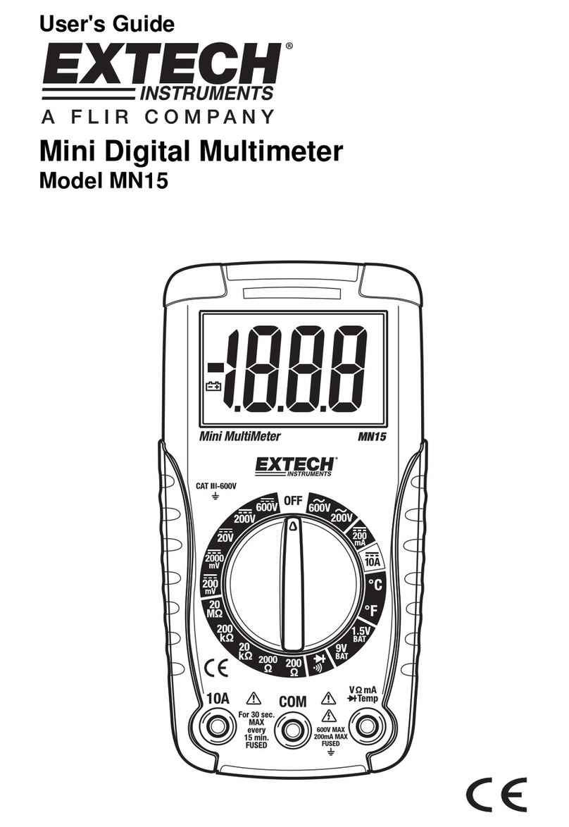 FLIR Extech Instruments MN15 User manual