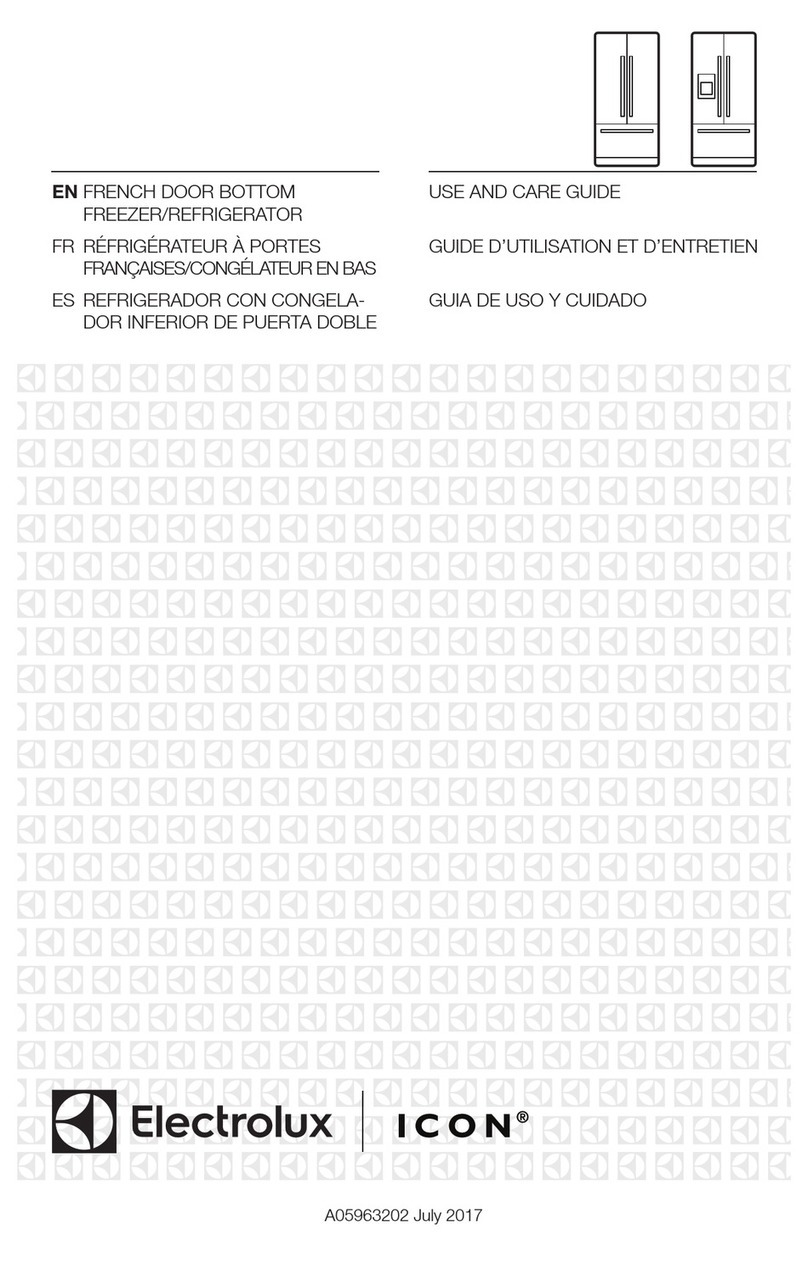 Electrolux ICON E23BC79SPS1 Use and care guide