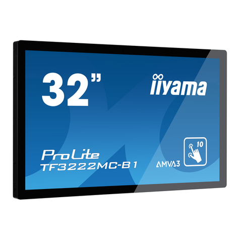 Iiyama ProLite TF3222MC-B1 User manual