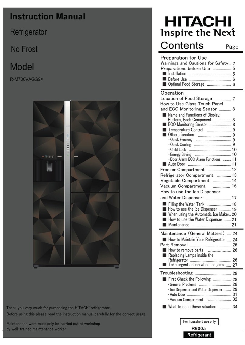 Hitachi R-M700VAGG9X User manual