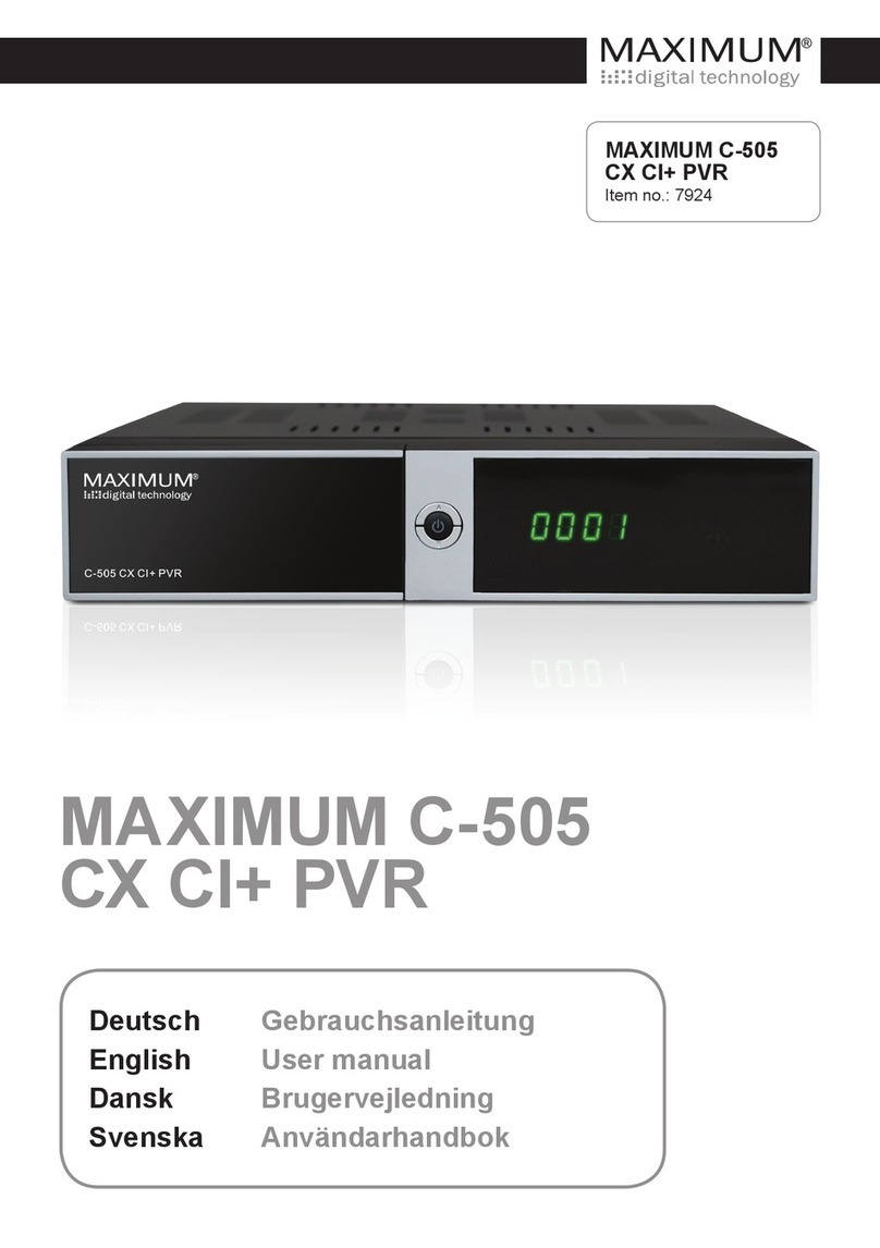 Maximum 7924 User manual
