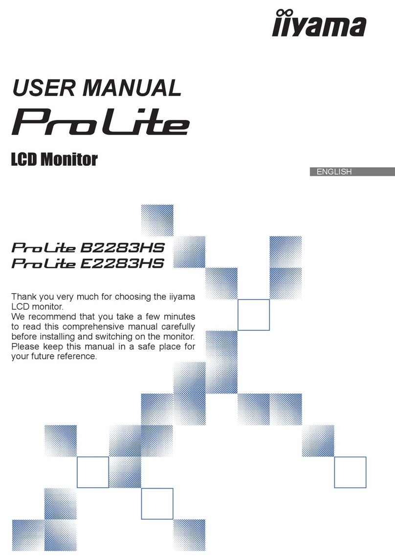 Iiyama ProLite B2283HS-B5 User manual