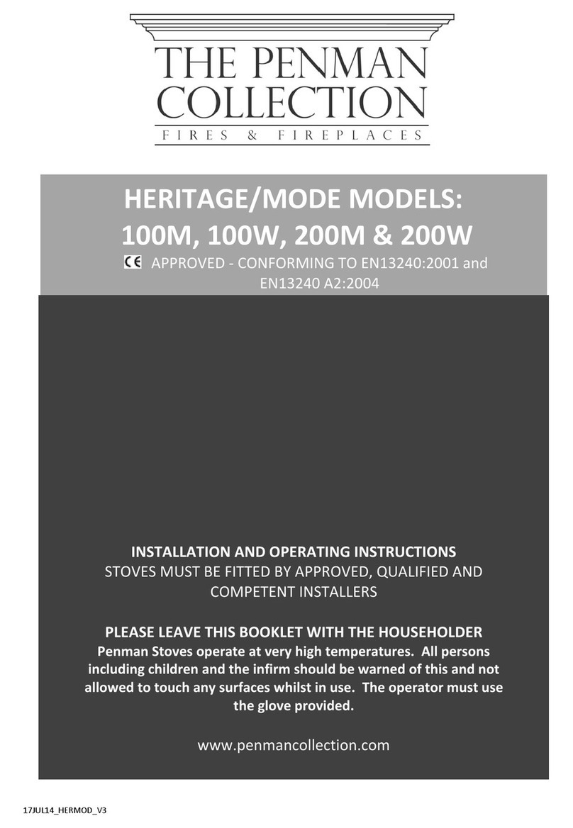 Penman Collection 100M Installation and operating instructions