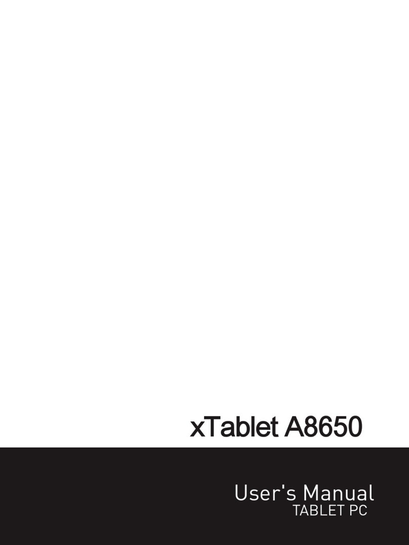 MSI xTablet A8650 user manual