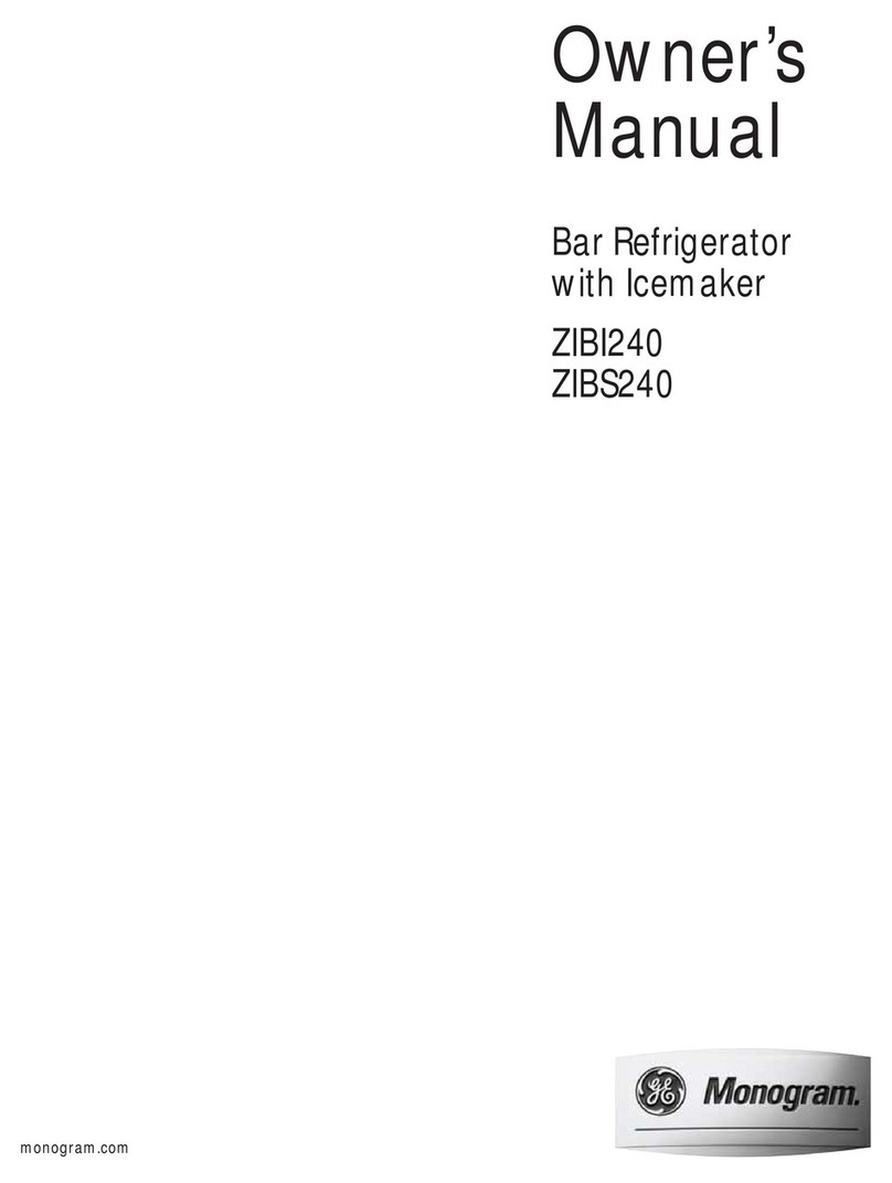 Monogram ZIBI240 User manual