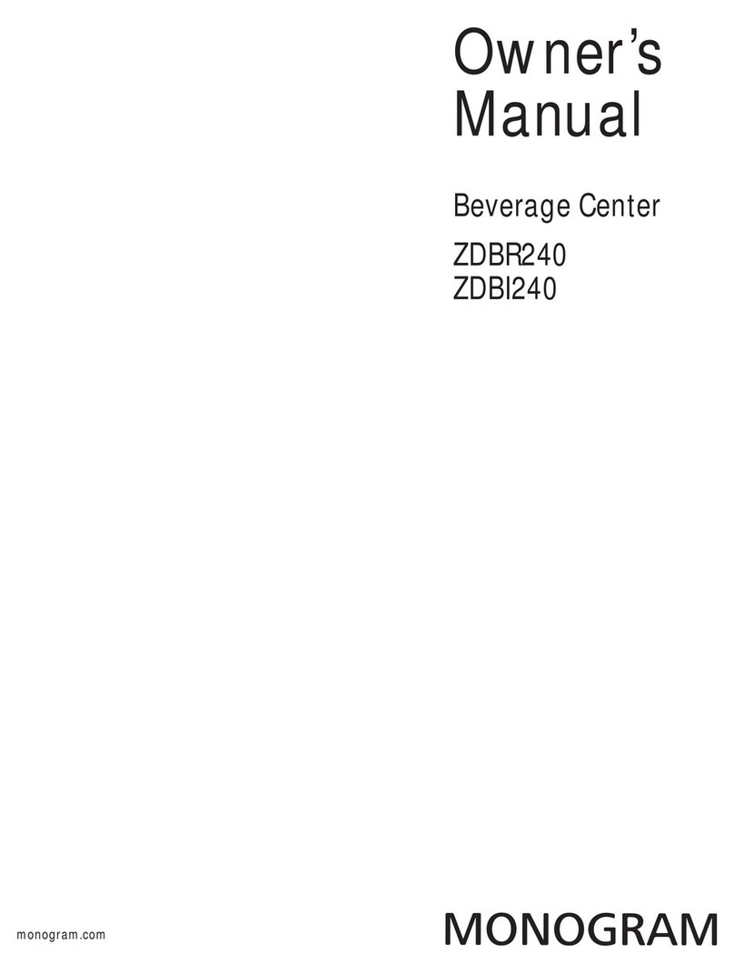 Monogram ZDBI240 User manual