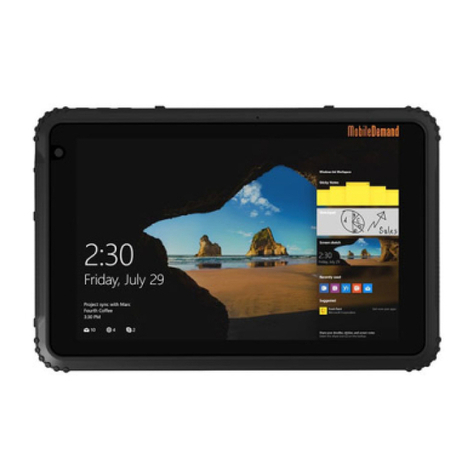 MobileDemand xTablet T8540 User manual MobileDemand xTablet T8540 User manual