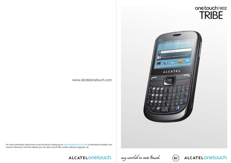 Alcatel One Touch Tribe 902 User manual