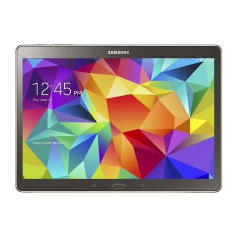 Samsung SM-T805 quick start guide