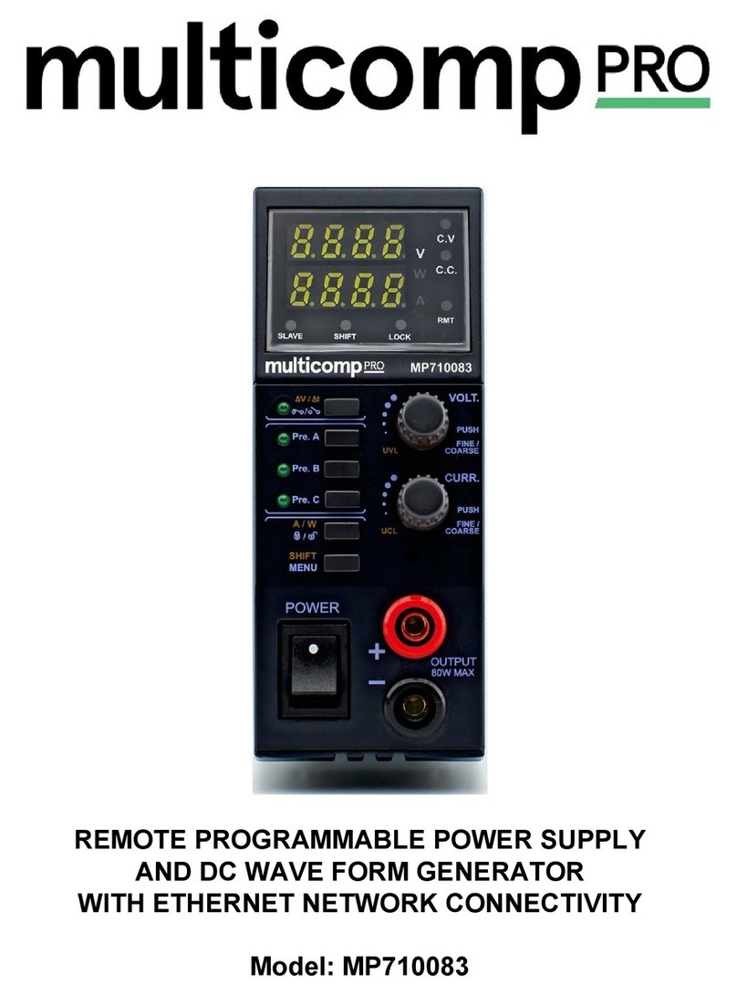 multicomp pro MP710083 manual