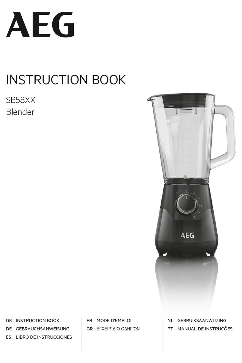 AEG SB58 Series User manual AEG SB58 Series User manual