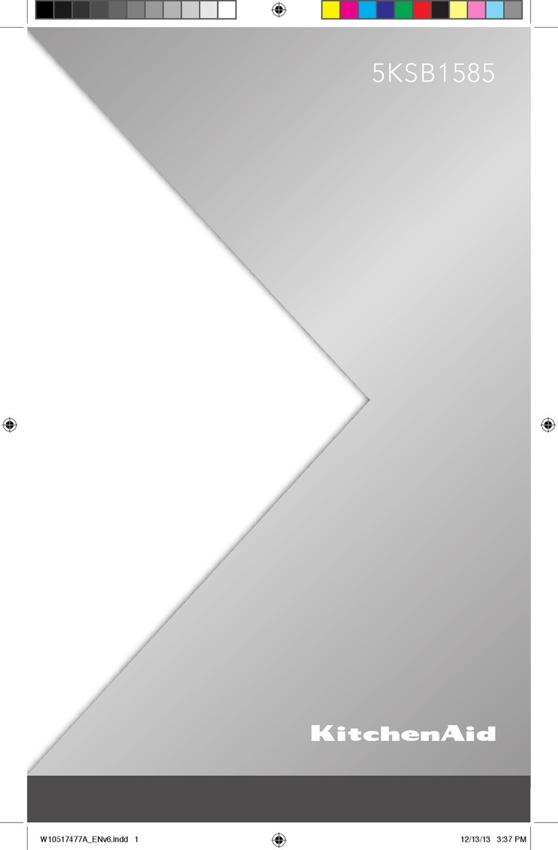 KitchenAid 5KSB1585ECA User manual