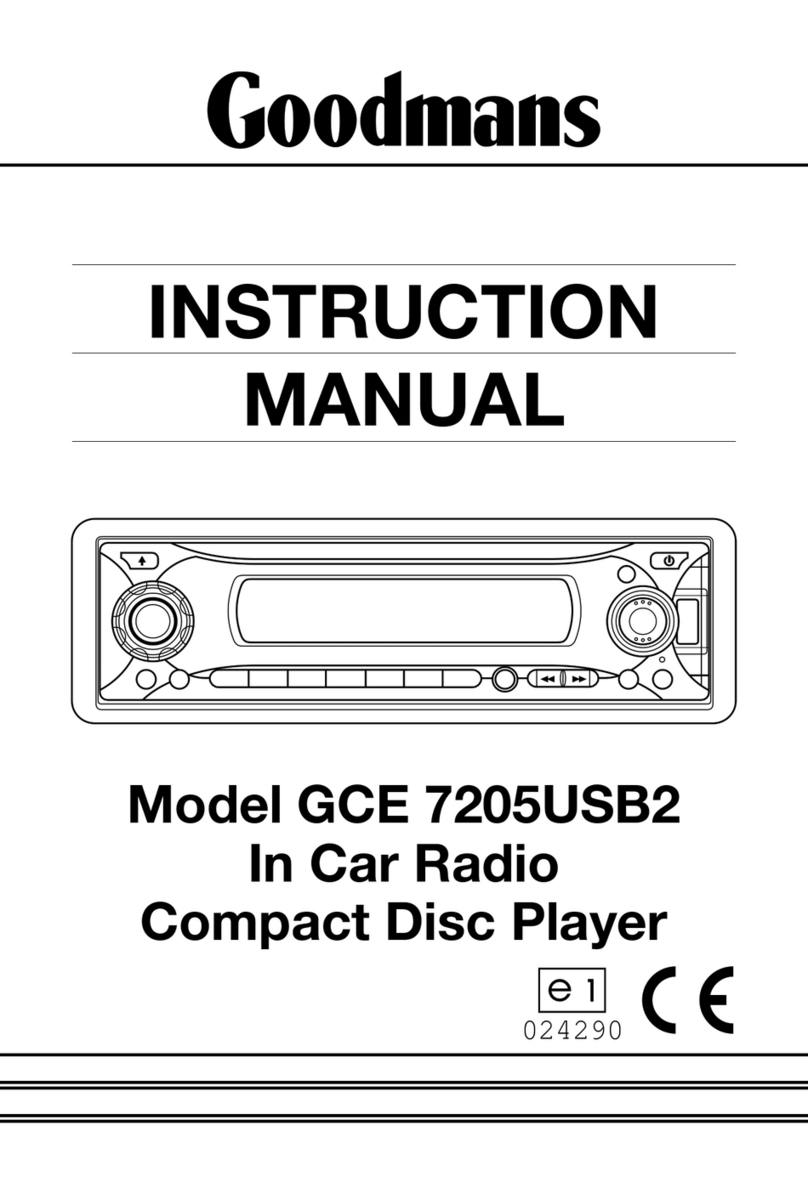 Goodmans GCE 7205USB2 instruction manual