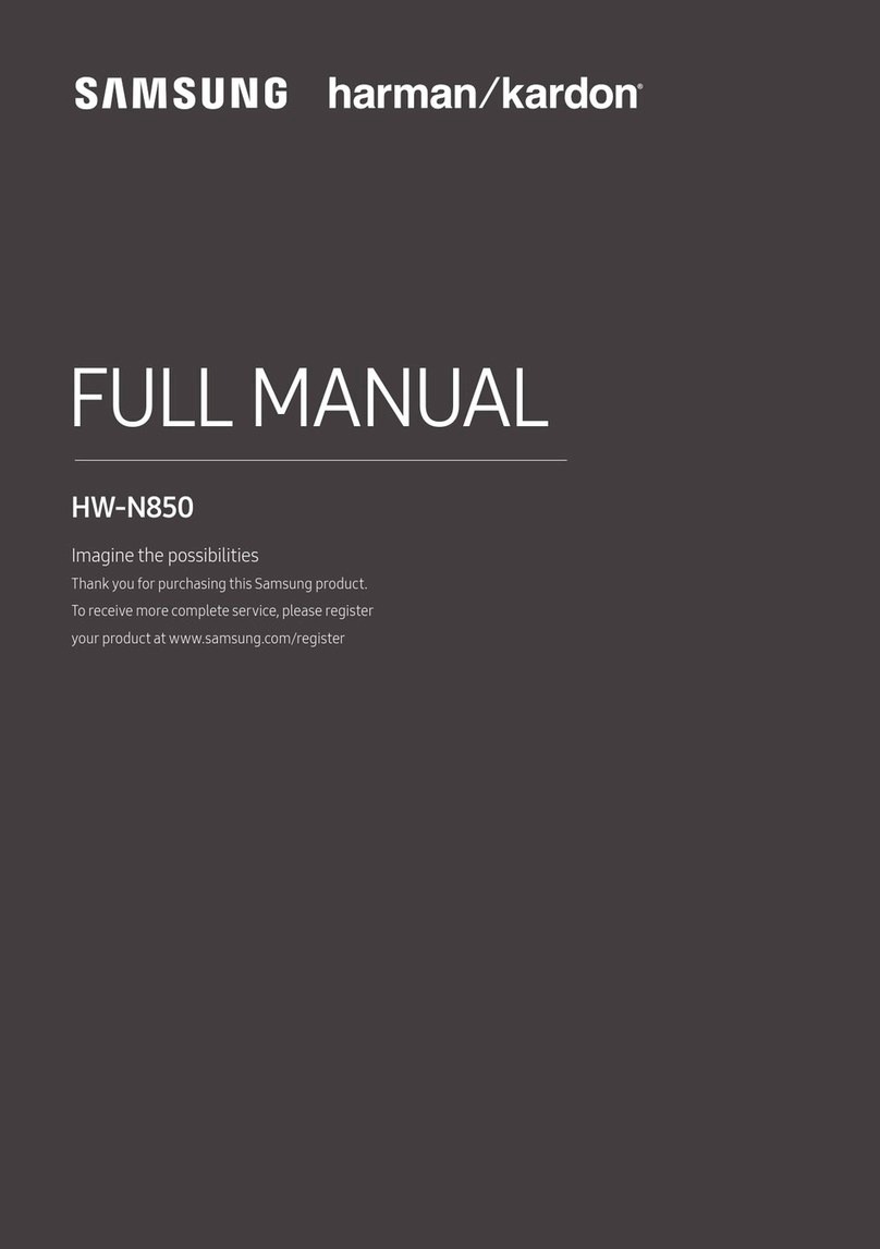 Samsung harman kardon HW-N850 Full manual