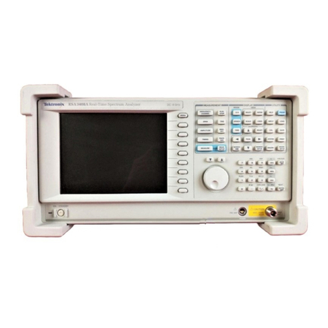 Tektronix RSA3408 User manual Tektronix RSA3408 User manual