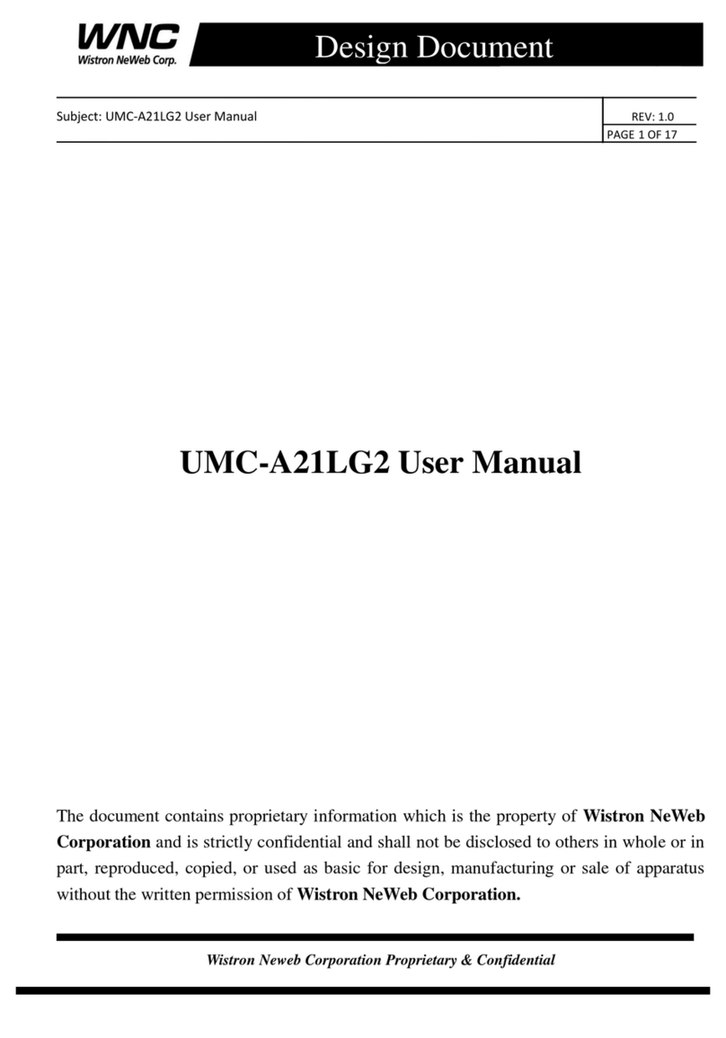 WNC UMC-A21LG2 user manual