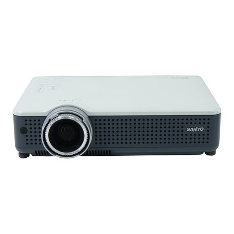 Sanyo PLC-XU88W User manual