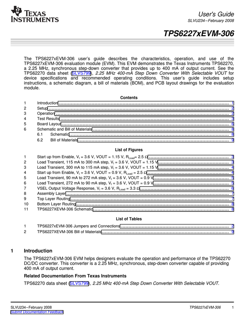 Texas Instruments TPS6227xEVM-306 User manual