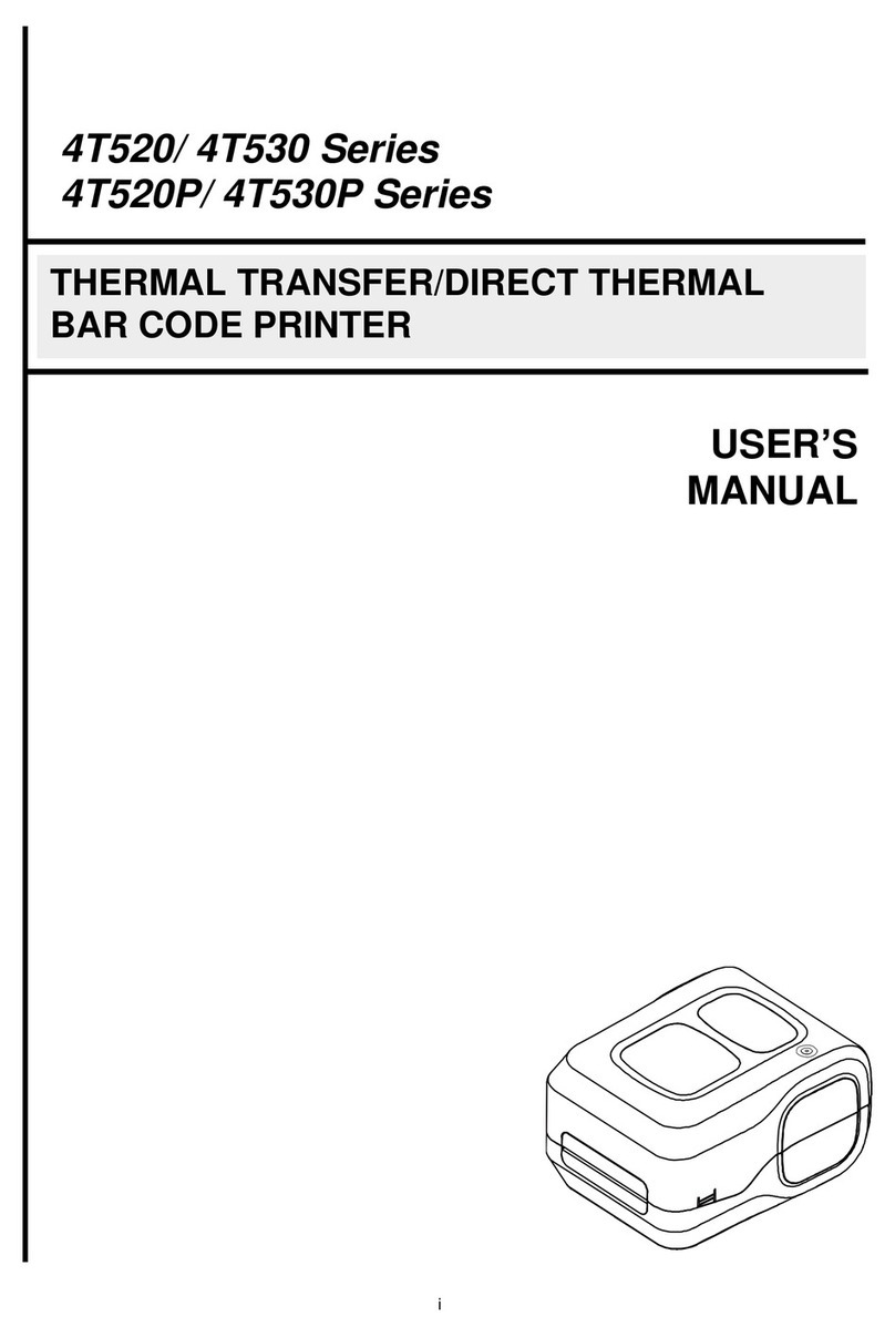 TSC 4T520 Series User manual