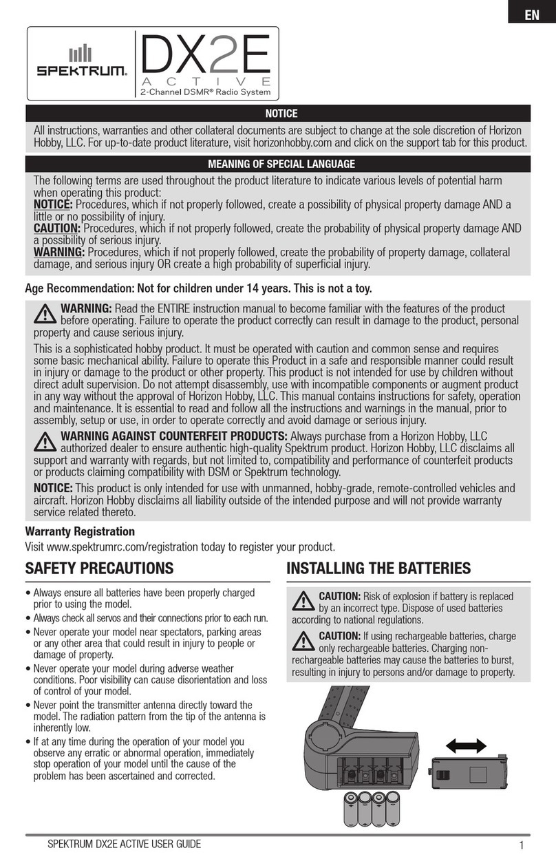 Spektrum DX2EQ2UC User manual
