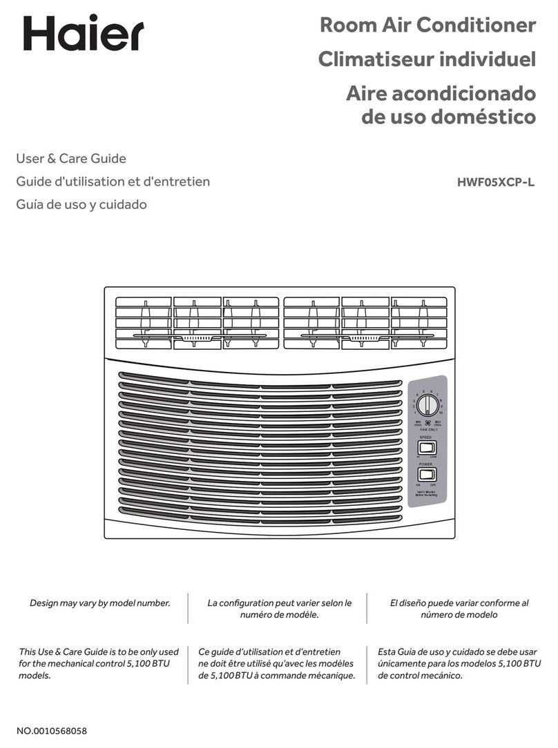 Haier HWF05XCP-L User manual Haier HWF05XCP-L User manual