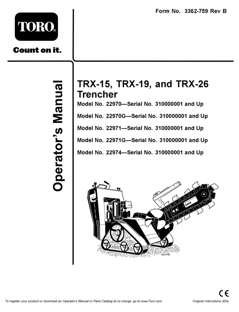 Toro TRX-19 Operator's manual