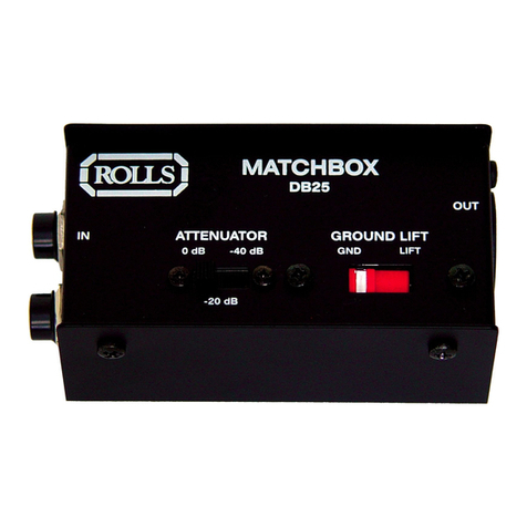 Rolls DB25 User manual