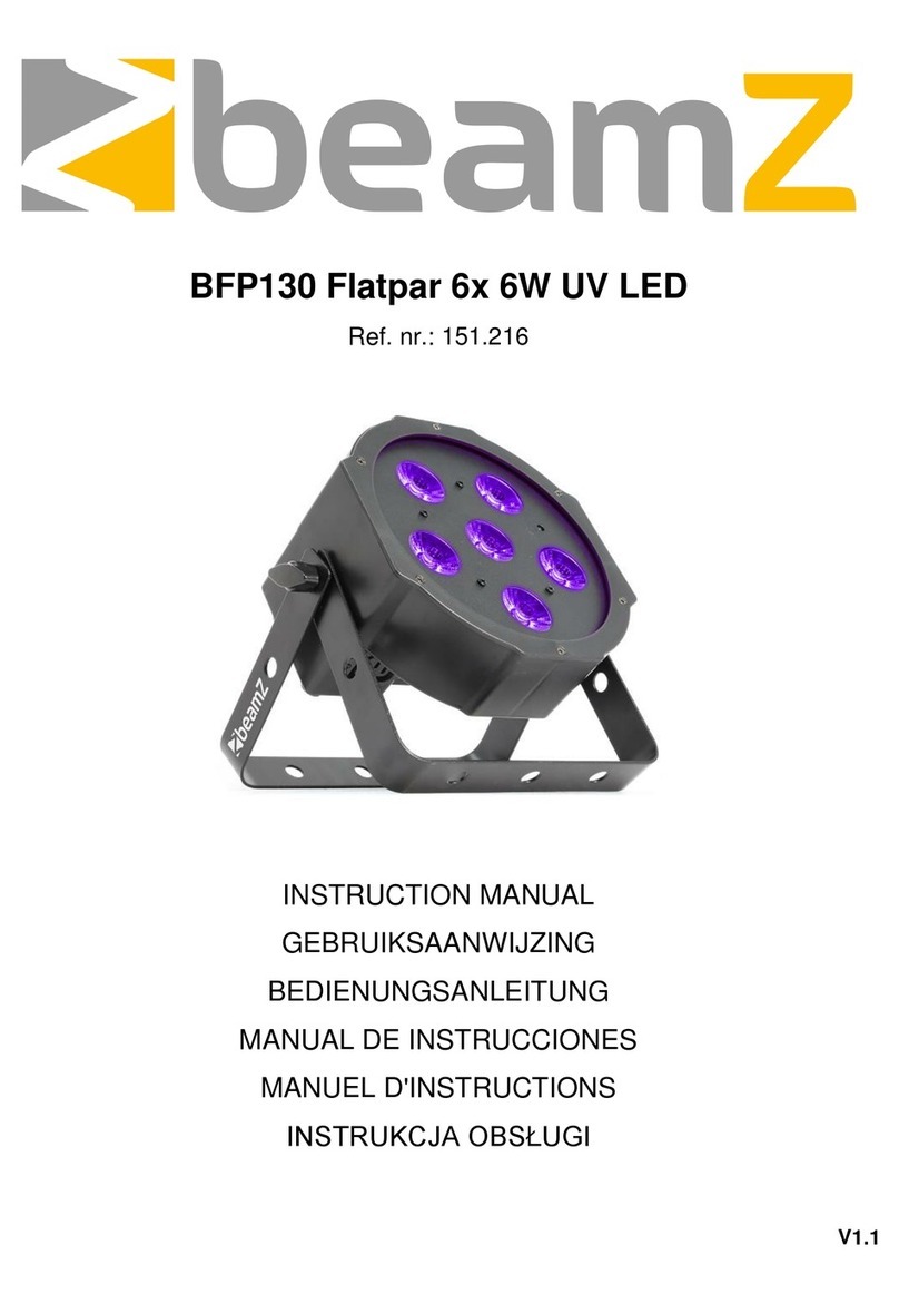 Beamz BFP130 User manual