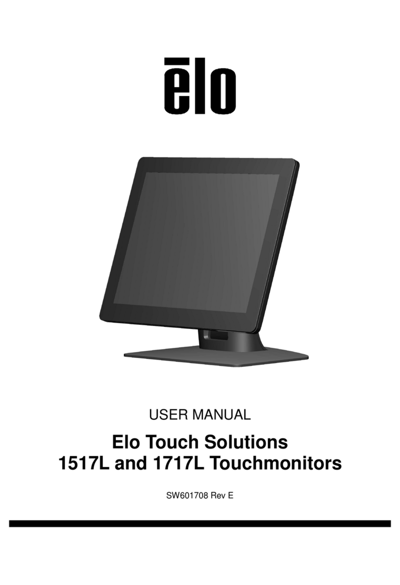 Elo TouchSystems 1717L User manual Elo TouchSystems 1717L User manual