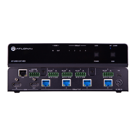 Atlona AT-UHD-CAT-4ED User manual