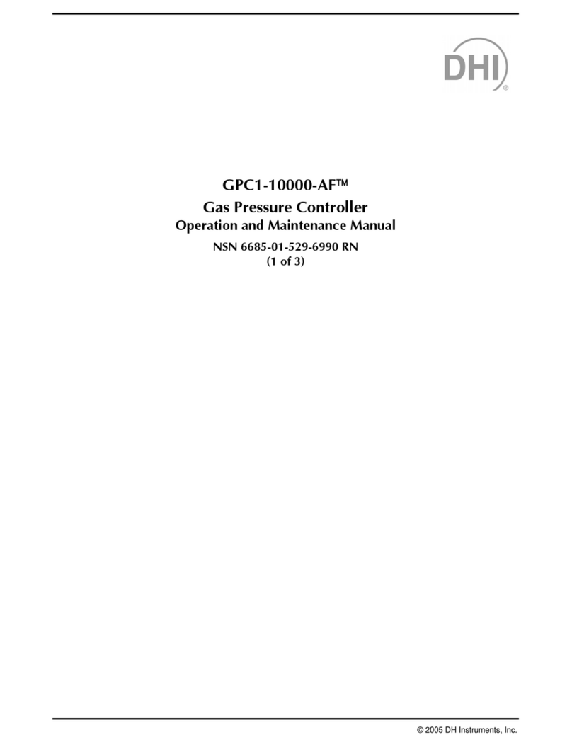 DH Instruments PGC-10000-AF Operation and maintenance manual