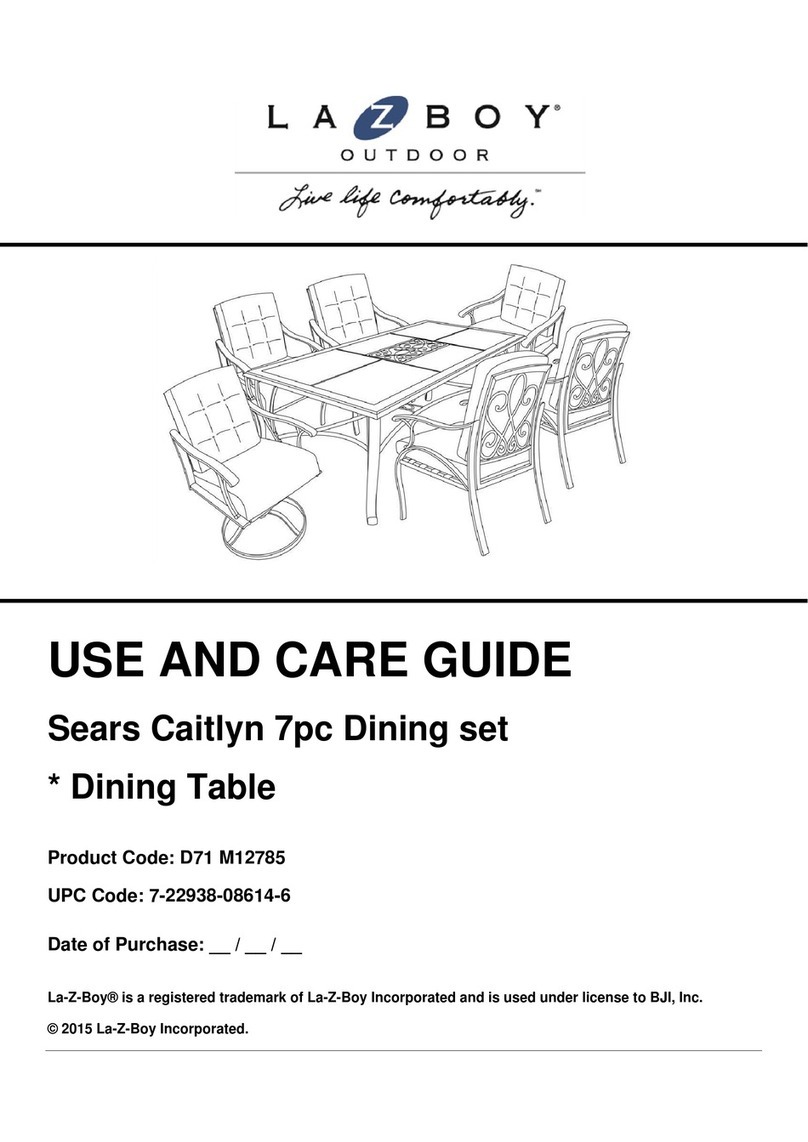 LAZBOY D71 M12785 User manual