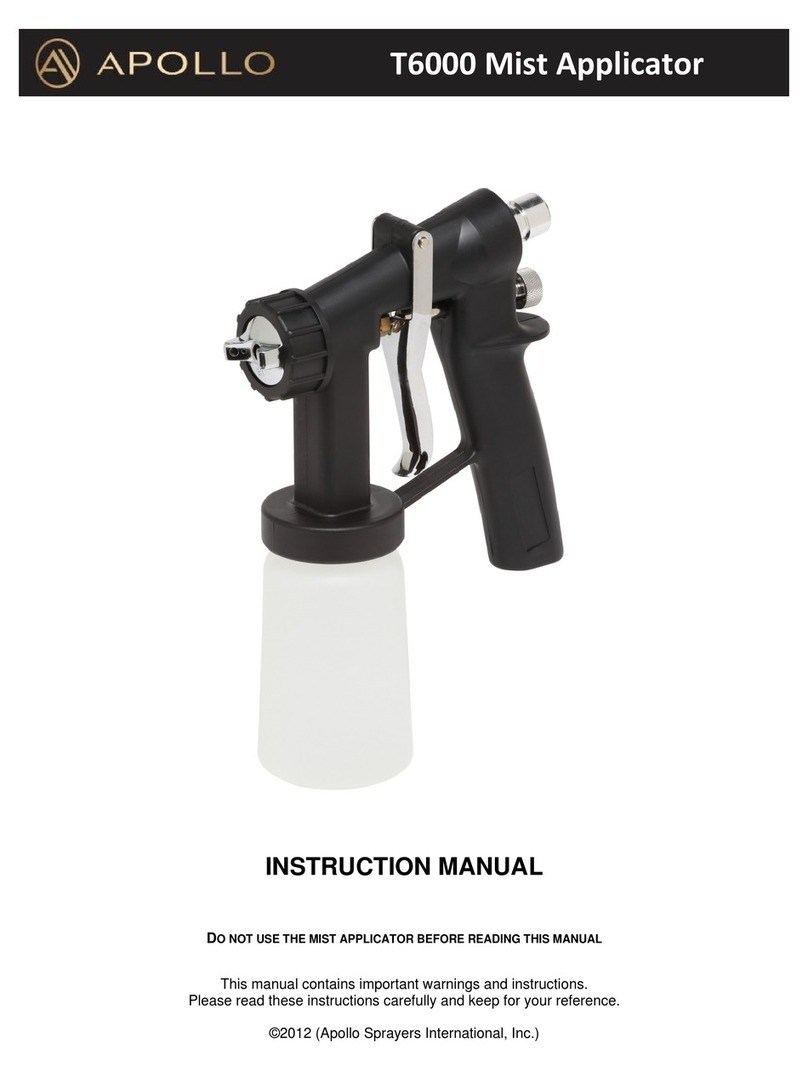 Apollo Sprayers T6000 instruction manual Apollo Sprayers T6000 instruction manual