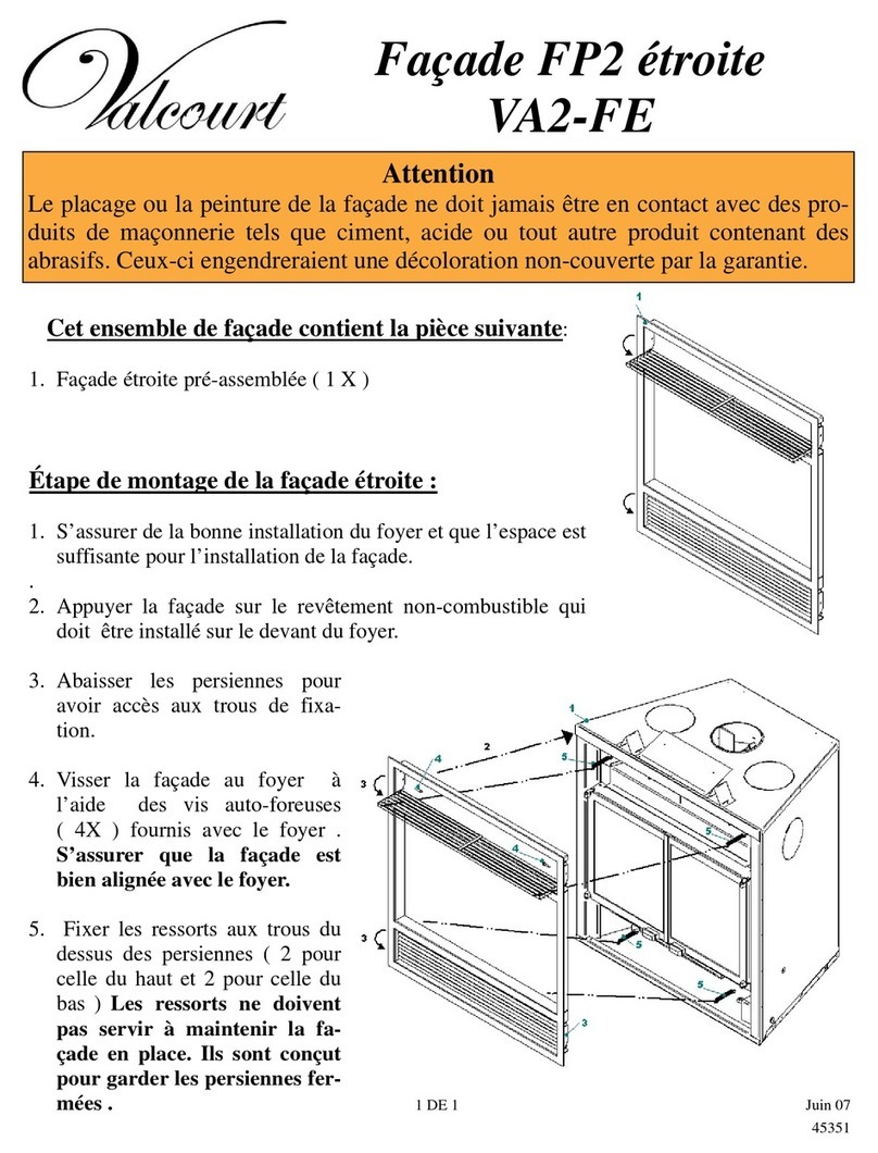 Valcourt VA2-FE installation instructions