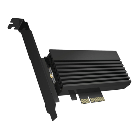 Icy Box IB-PCI214M2-HSL User manual Icy Box IB-PCI214M2-HSL User manual