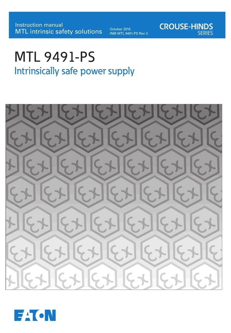 Eaton MTL 9491-PS instruction manual