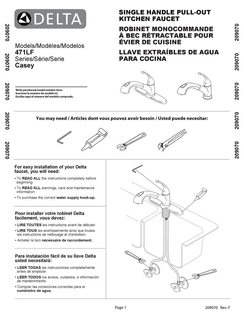 Delta Casey 471LF Series manual