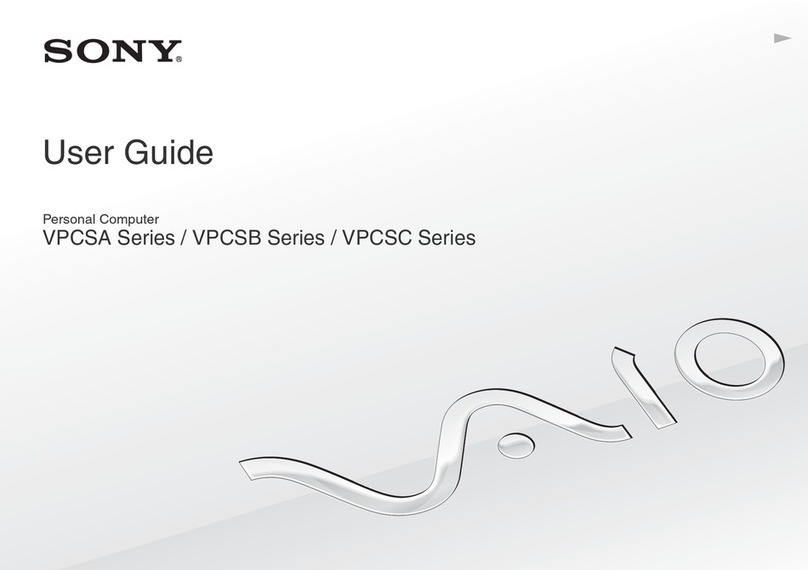 Sony VAIO VPCSC Series User manual