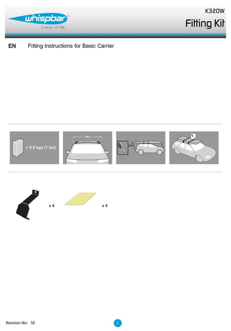 Whispbar K320W Fitting instructions