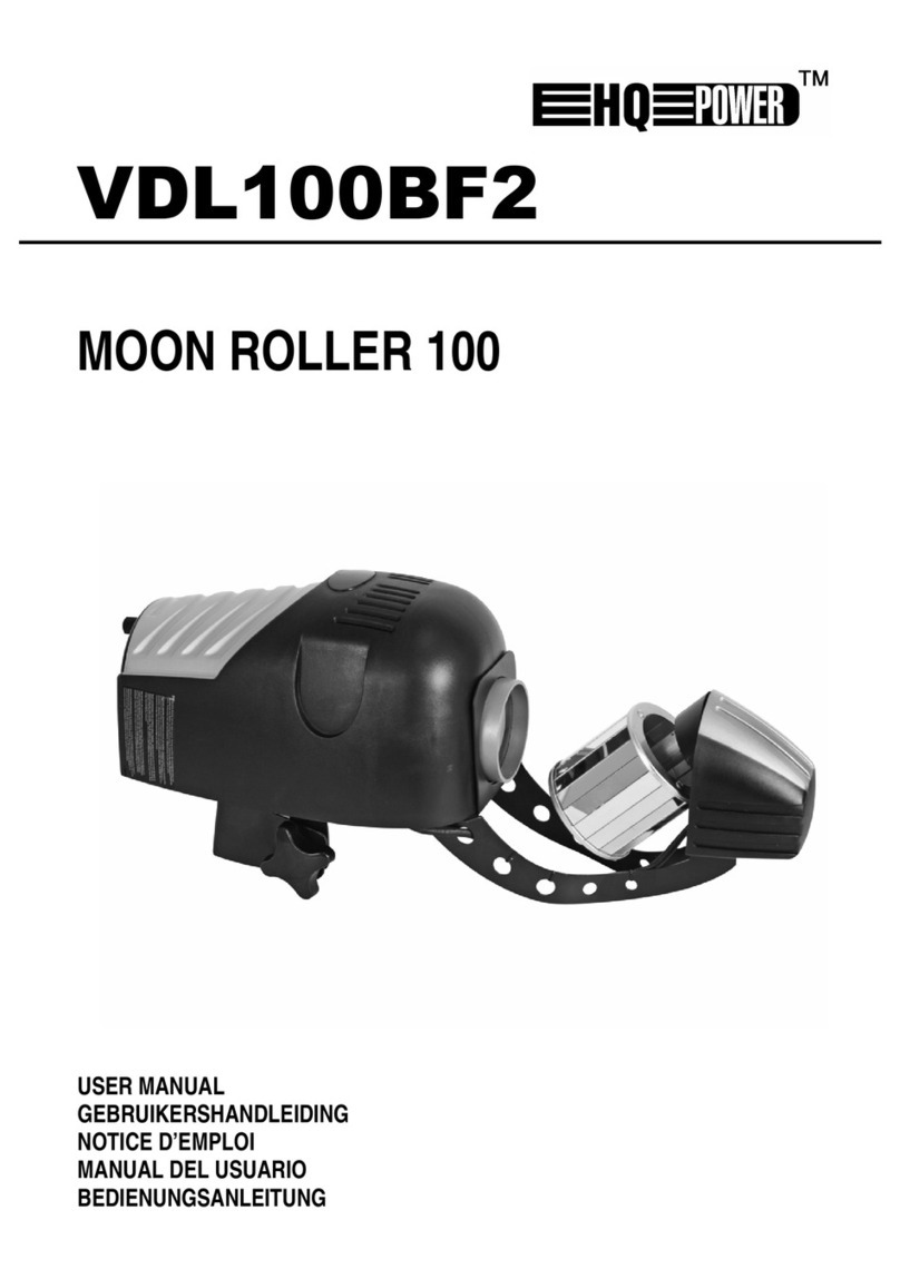 HQ Power MOON ROLLER 100 User manual