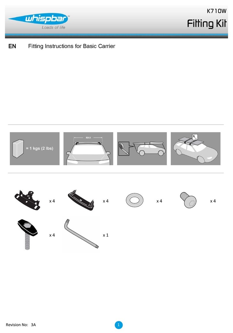 Whispbar K710W Operation and installation manual