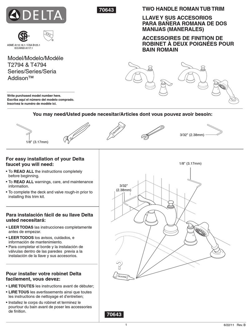 Delta Addison T2794 User manual